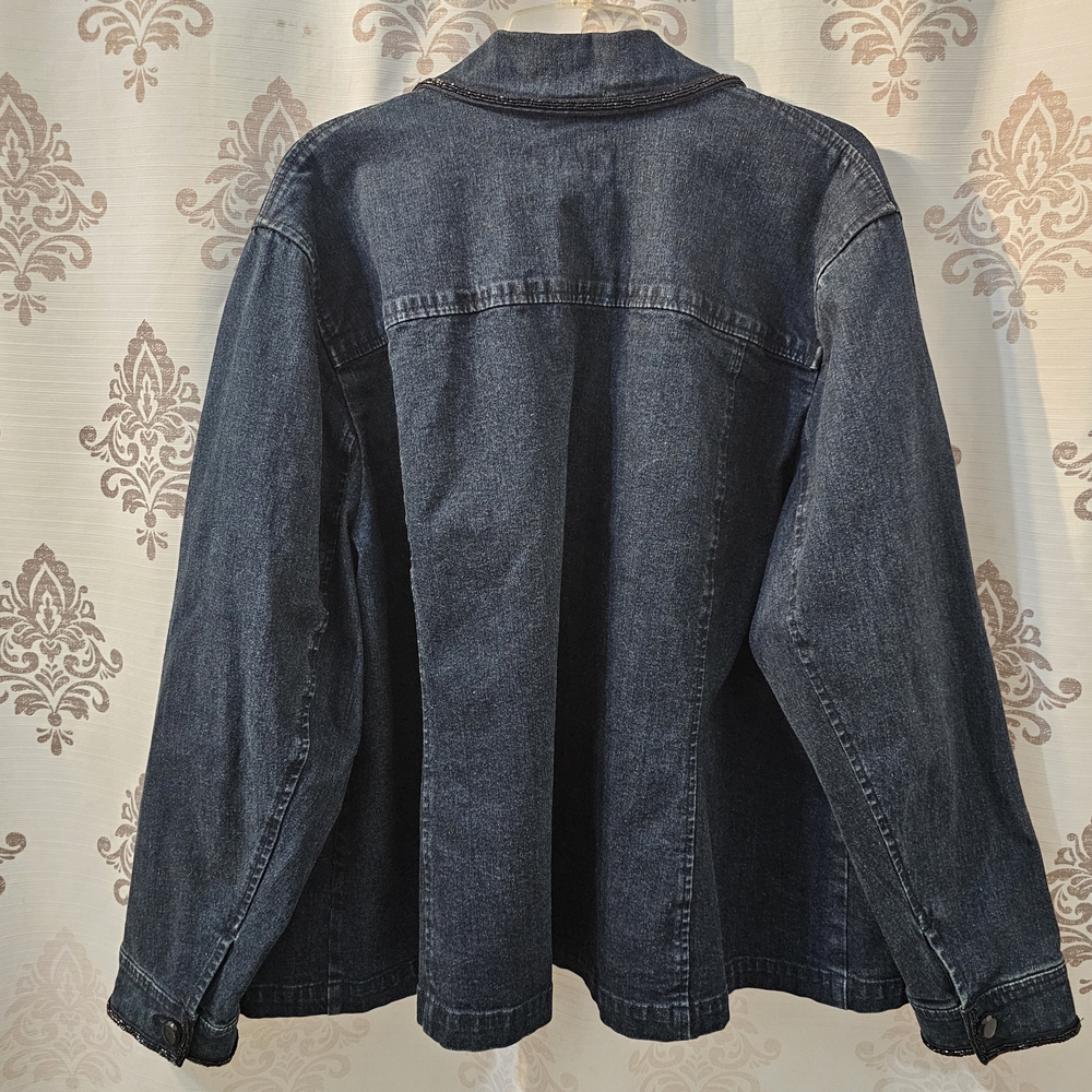 Coldwater Creek Indigo Jean Jacket - Picture 8 of 8